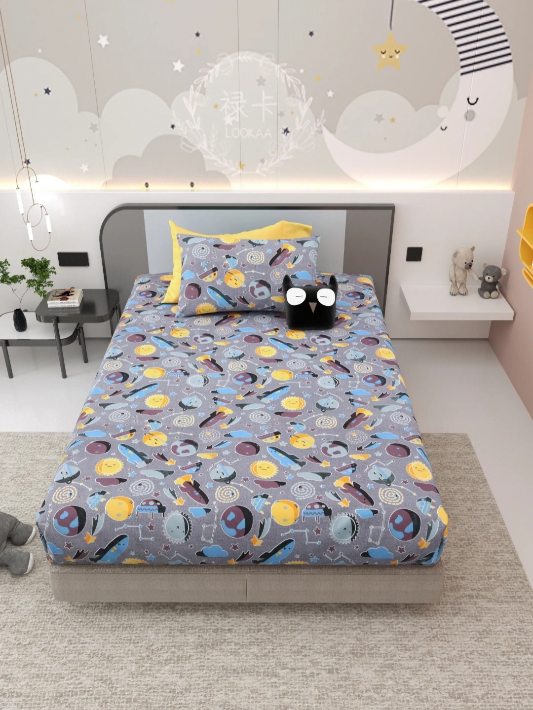 LIVING ROOTS Kinder Joy Purple 220 TC Pure Cotton Single Bedsheet Set 1.42 m X 2.18 m
LIVING ROOTS Kinder Joy Purple 220 TC Pure Cotton Single Bedsheet Set 1.42 m X 2.18 m