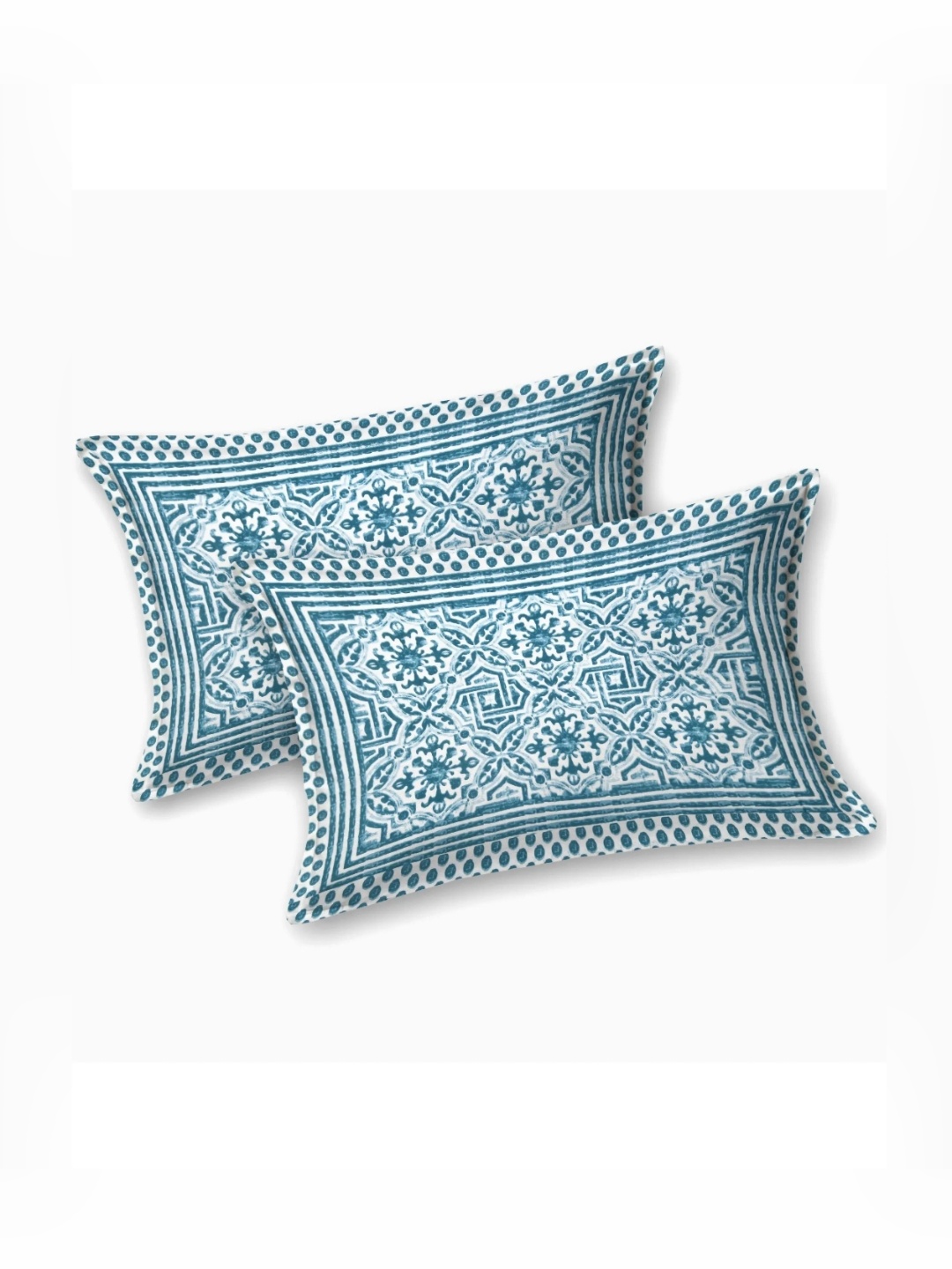 LIVING ROOTS Elegance Blue Printed Pure Cotton 250 TC King Bedsheet Set 2.18m X 2.64m
LIVING ROOTS Elegance Blue Printed Pure Cotton 250 TC King Bedsheet Set 2.18m X 2.64m