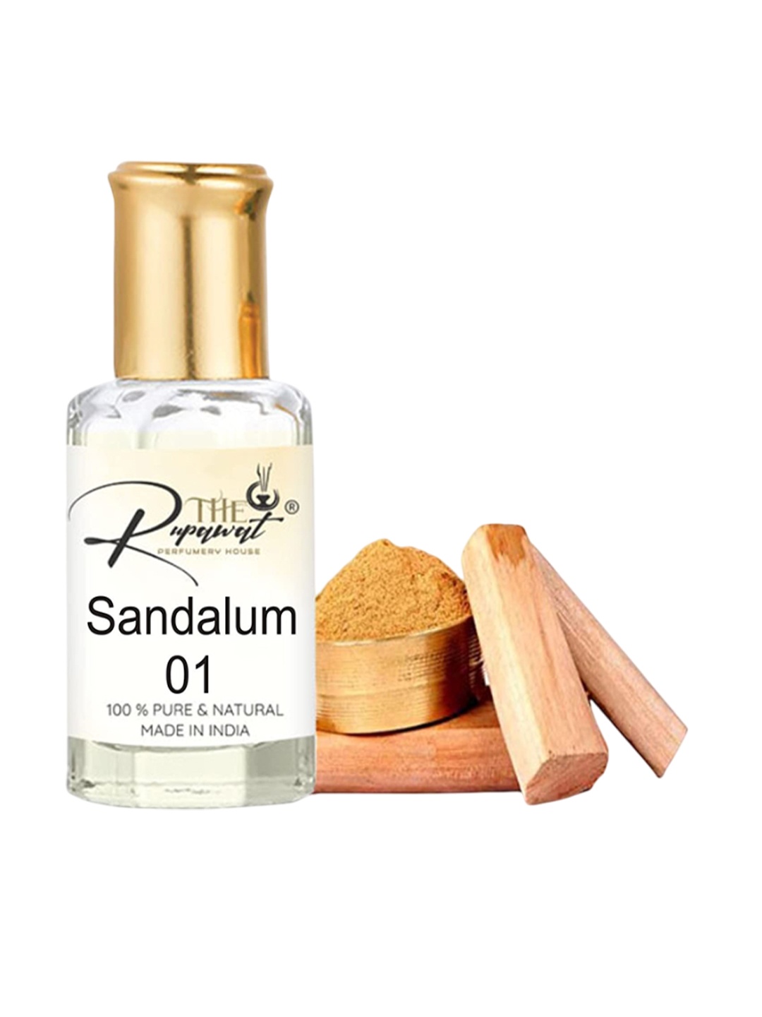 THE RUPAWAT Perfumery House Sandalum 01 Natural & Alcohol Free Attar - 12 ml, Transparent
THE RUPAWAT Perfumery House Sandalum 01 Natural & Alcohol Free Attar - 12 ml, Transparent