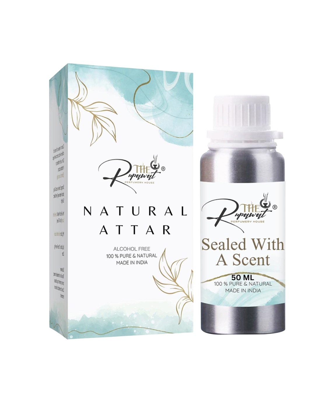 THE RUPAWAT Perfumery House Sealed With A Scent Natural & Alcohol-Free Attar - 50 ml, Transparent
THE RUPAWAT Perfumery House Sealed With A Scent Natural & Alcohol-Free Attar - 50 ml, Transparent