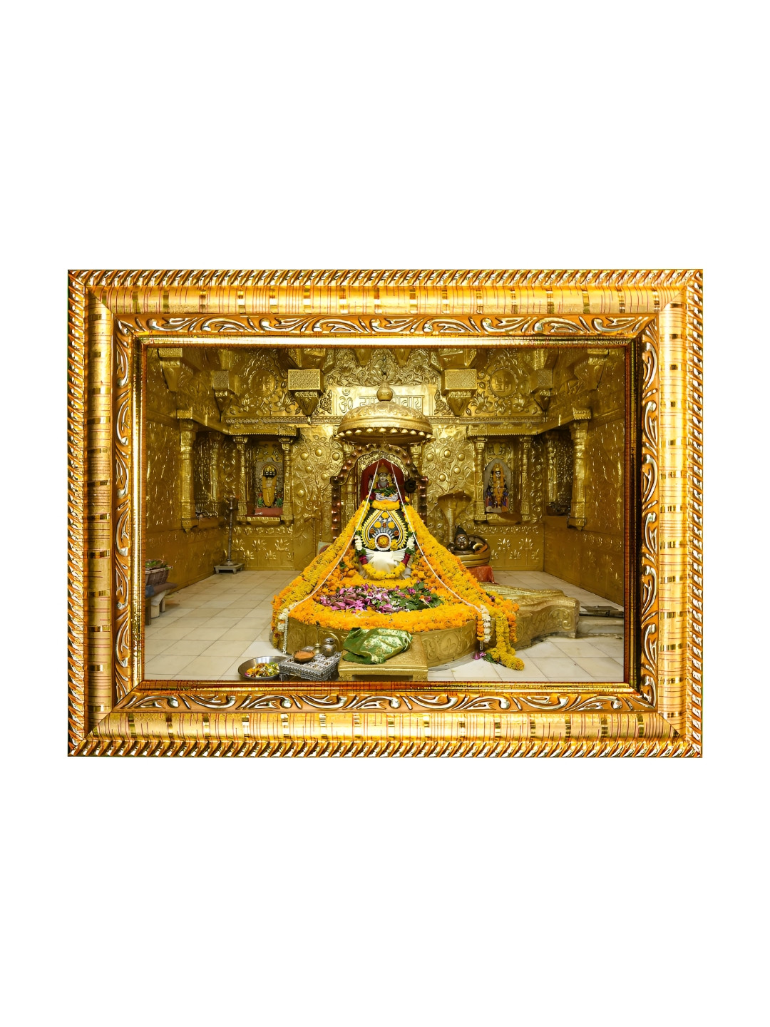 Hawai Gold Toned Lord Somnath Jyotirlinga Wooden Photo Frame 
Hawai Gold Toned Lord Somnath Jyotirlinga Wooden Photo Frame