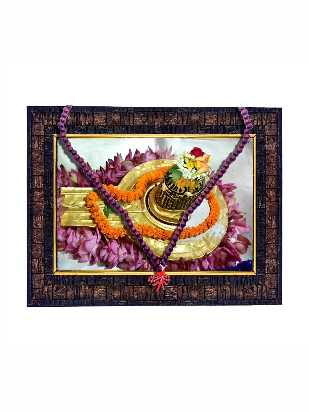 Hawai Purple Lord Shiva Kasi Vishwanath Jyotirlinga Wooden Fashion Photo Frame with Mala
Hawai Purple Lord Shiva Kasi Vishwanath Jyotirlinga Wooden Fashion Photo Frame with Mala