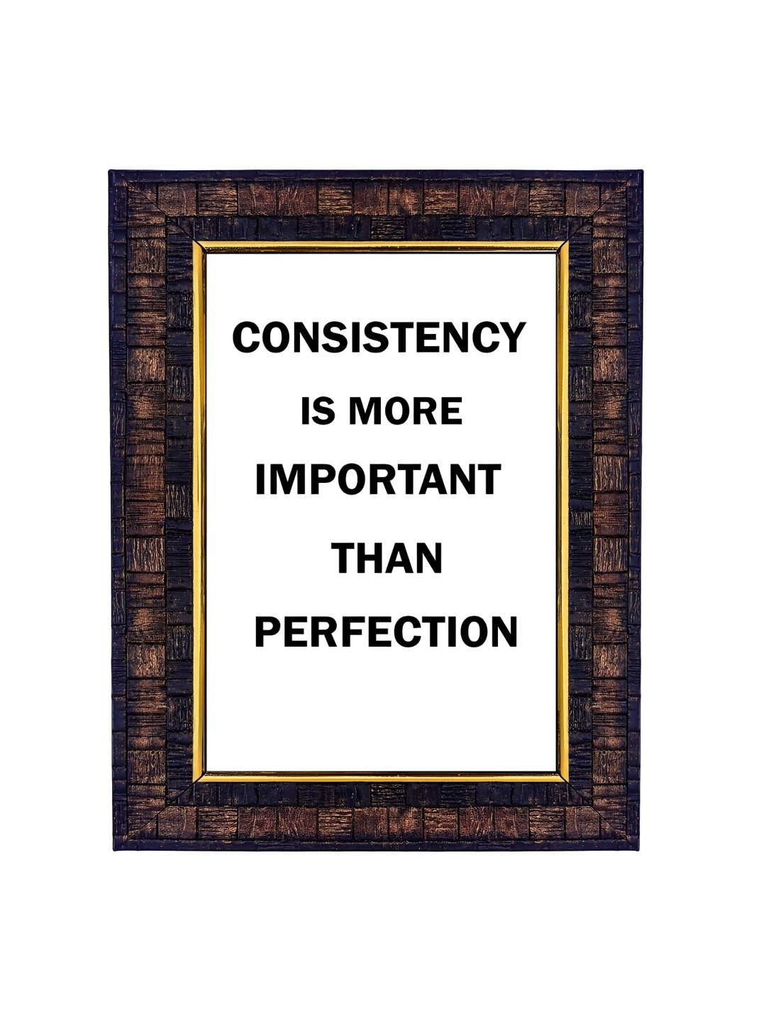 Hawai White Quote Consistency is More Important Than Perfection Printed Wall Photo Frame
Hawai White Quote Consistency is More Important Than Perfection Printed Wall Photo Frame