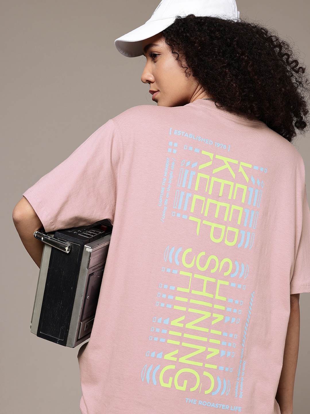 The Roadster Life Co. Typography Printed Drop-Shoulder Pure Cotton Oversized T-shirt, Mauve
The Roadster Life Co. Typography Printed Drop-Shoulder Pure Cotton Oversized T-shirt, Mauve