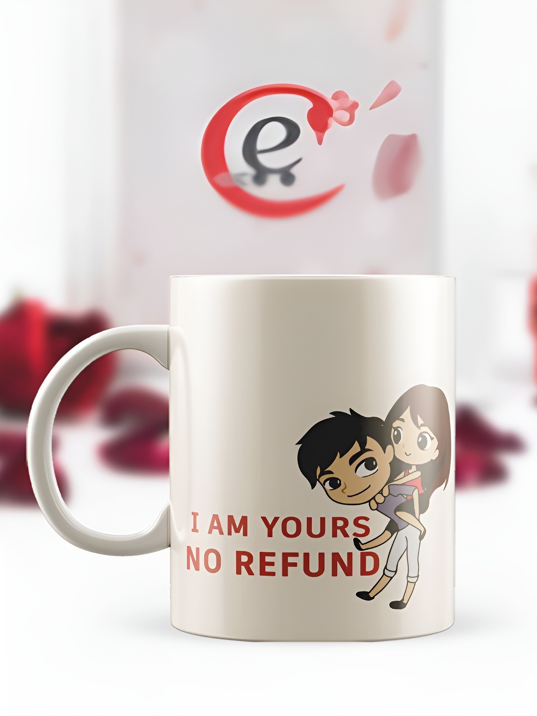 eCraftIndia White & Pink "I Am Yours No Refund" Love Quote With Couple Printed Ceramic Mug
eCraftIndia White & Pink "I Am Yours No Refund" Love Quote With Couple Printed Ceramic Mug