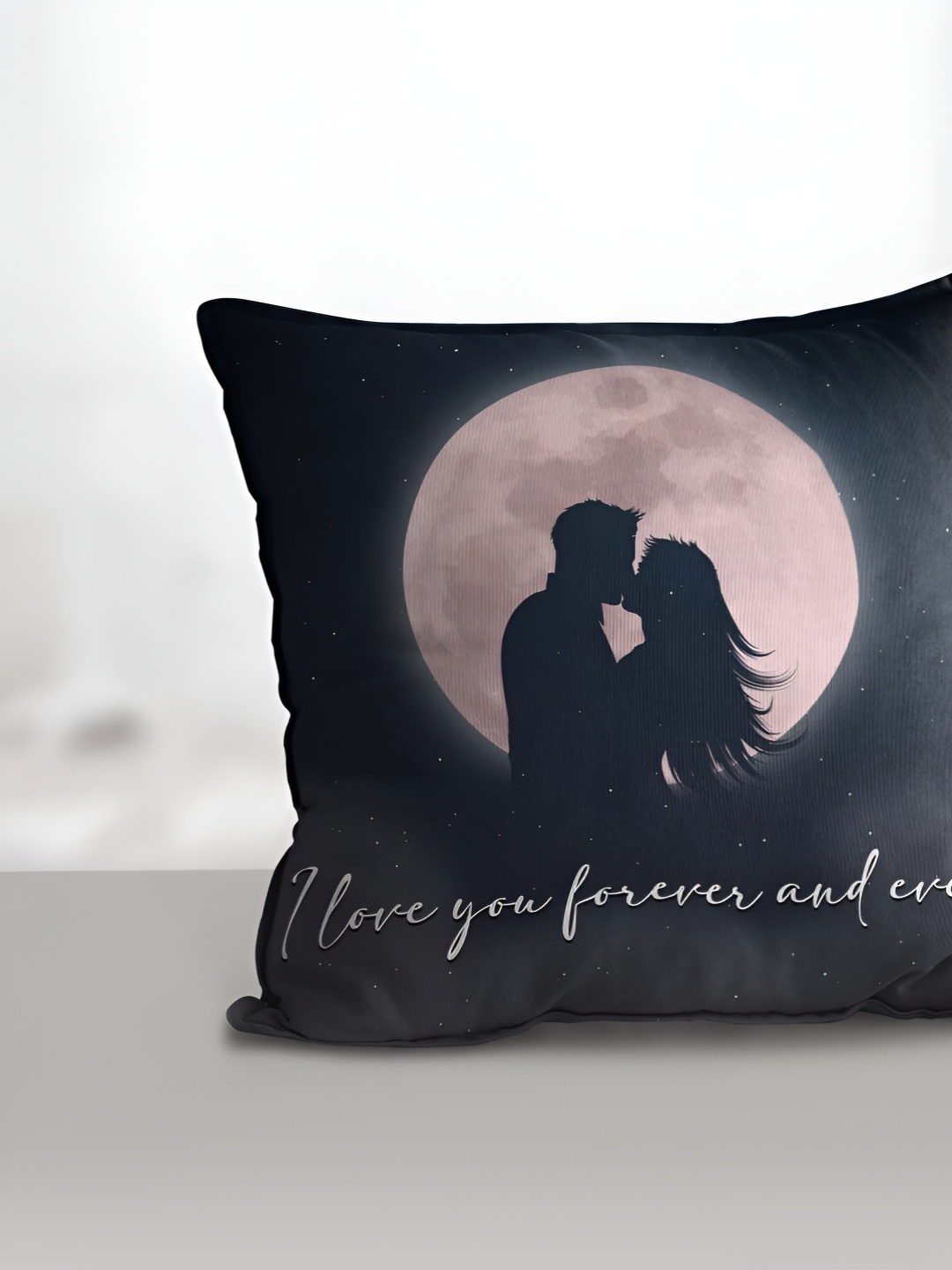 eCraftIndia White & Black Couple In Front Of Moon Printed Square Pre-Filled Cushion
eCraftIndia White & Black Couple In Front Of Moon Printed Square Pre-Filled Cushion