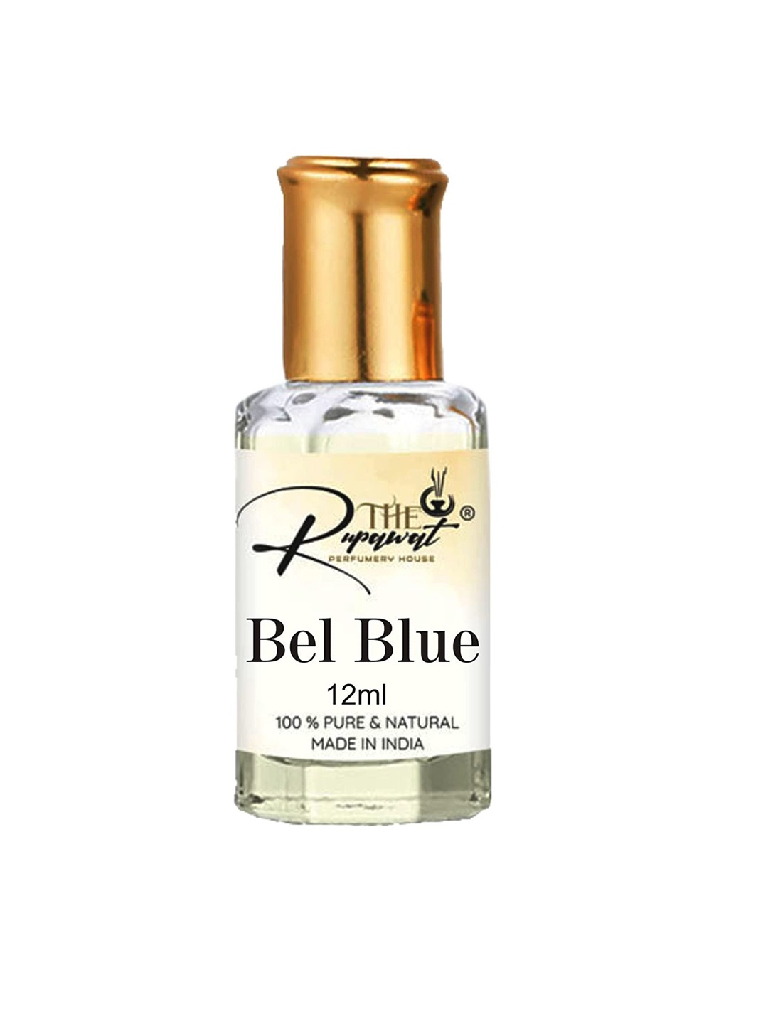 THE RUPAWAT Perfumery House Bel Blue Natural & Alcohol Free Attar - 12 ml, Transparent
THE RUPAWAT Perfumery House Bel Blue Natural & Alcohol Free Attar - 12 ml, Transparent