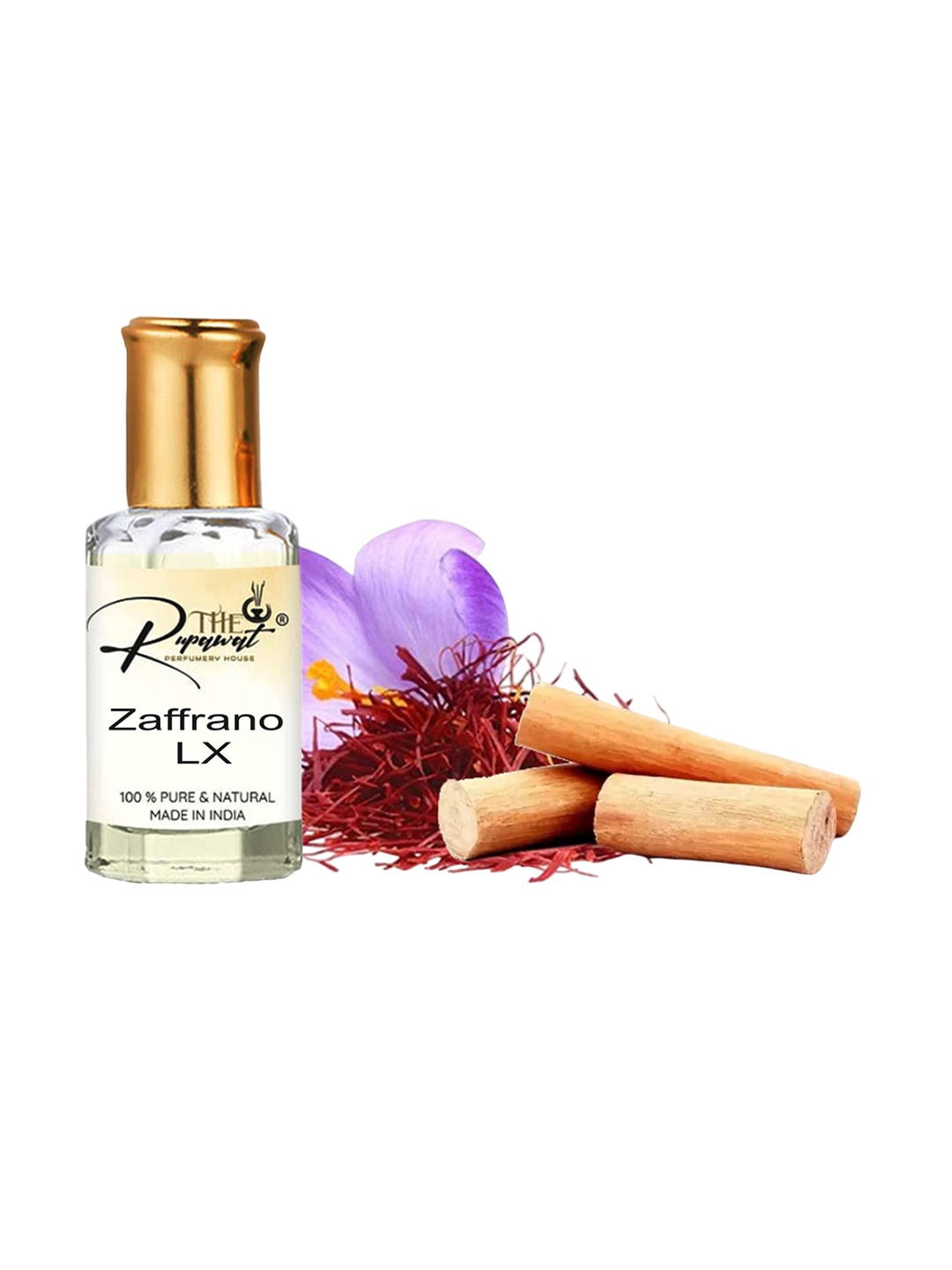 THE RUPAWAT Perfumery House Zaffrano Lx Natural & Alcohol Free Attar - 12 ml, Transparent
THE RUPAWAT Perfumery House Zaffrano Lx Natural & Alcohol Free Attar - 12 ml, Transparent