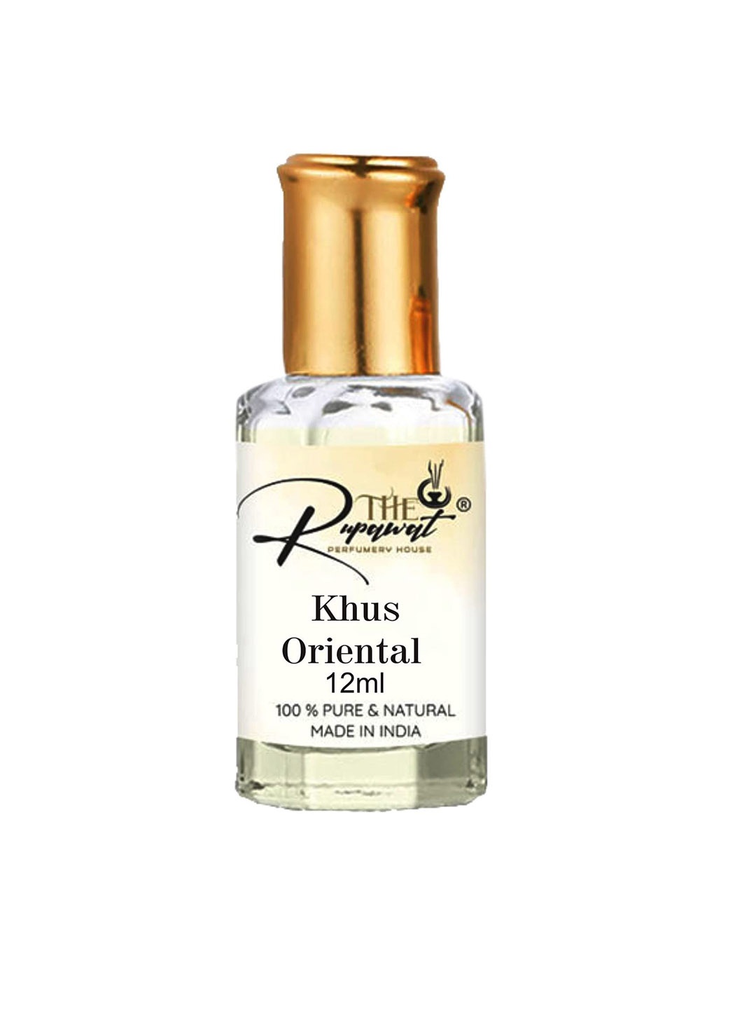 THE RUPAWAT Perfumery House Khus Orental Natural & Alcohol Free Attar - 12 ml, Transparent
THE RUPAWAT Perfumery House Khus Orental Natural & Alcohol Free Attar - 12 ml, Transparent