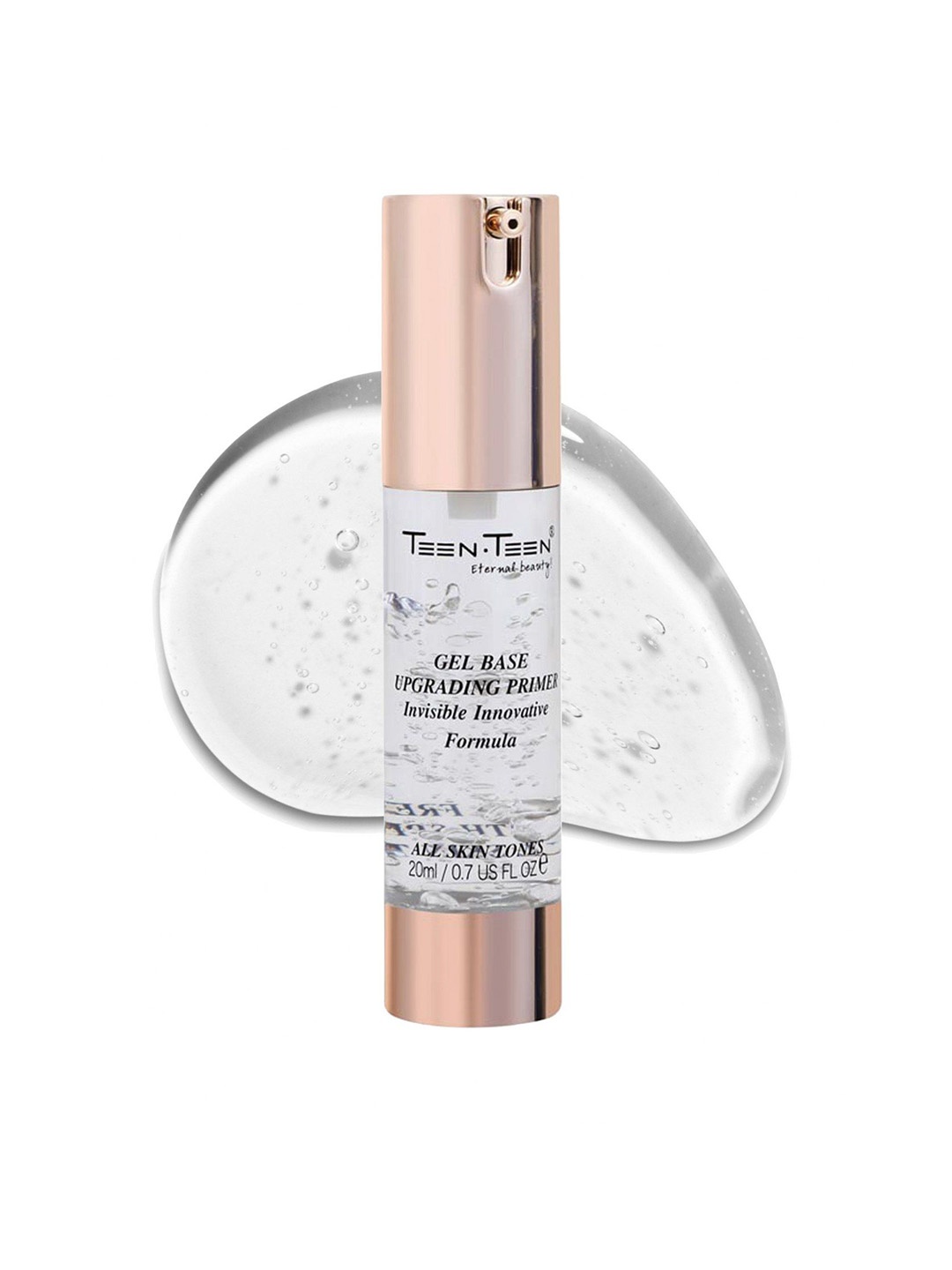TEEN TEEN COSMETICS Gel Base Invisible Innovative Formula SPF 30 Upgrading Primer- 20ml, Transparent
TEEN TEEN COSMETICS Gel Base Invisible Innovative Formula SPF 30 Upgrading Primer- 20ml, Transparent