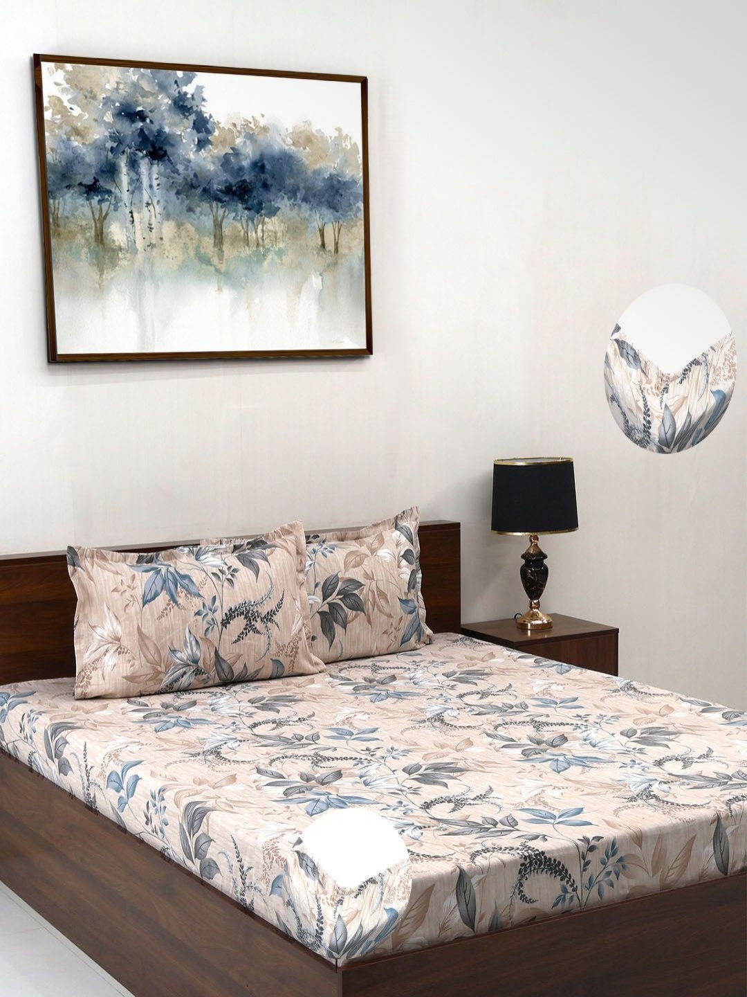 Steve & Anderson Elevate Beige Printed 164 TC King Bedsheet Set 1.83 m X 1.98 m X 0.2 m
Steve & Anderson Elevate Beige Printed 164 TC King Bedsheet Set 1.83 m X 1.98 m X 0.2 m