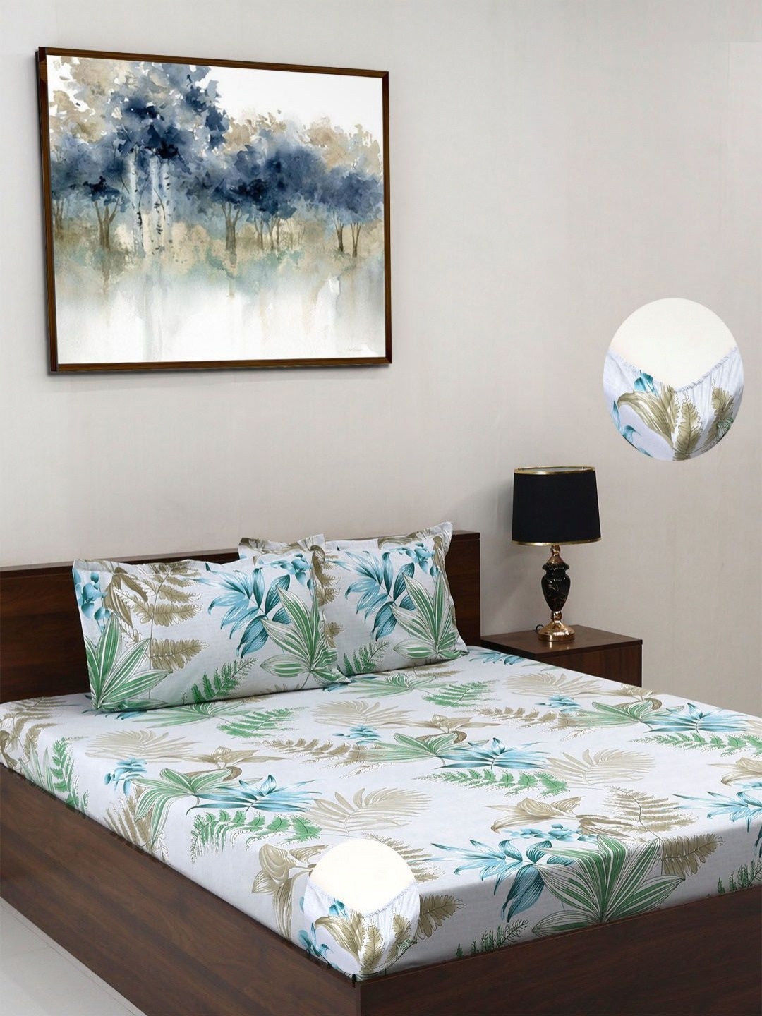 Steve & Anderson Elevate Grey Printed 164 TC King Bedsheet Set 1.83 m X 1.98 m X 0.2 m
Steve & Anderson Elevate Grey Printed 164 TC King Bedsheet Set 1.83 m X 1.98 m X 0.2 m