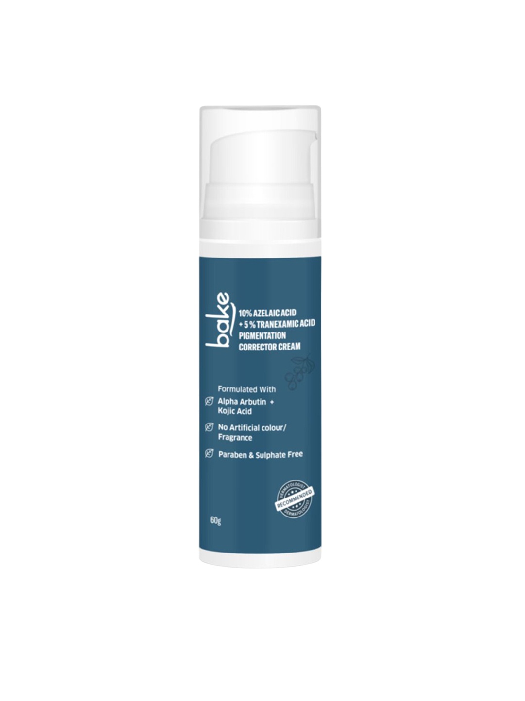 BAKE 10% Azelaic Acid + 5% Tranexamic Acid Pigmentation Corrector Cream - 60 g, White
BAKE 10% Azelaic Acid + 5% Tranexamic Acid Pigmentation Corrector Cream - 60 g, White