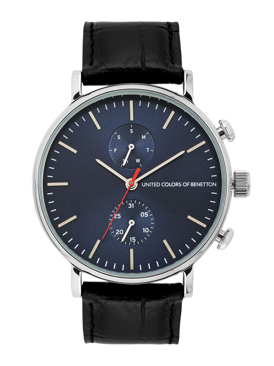 United Colors of Benetton Men Brass Dial & Leather Straps Analogue Watch UWUCG2200, Blue
United Colors of Benetton Men Brass Dial & Leather Straps Analogue Watch UWUCG2200, Blue