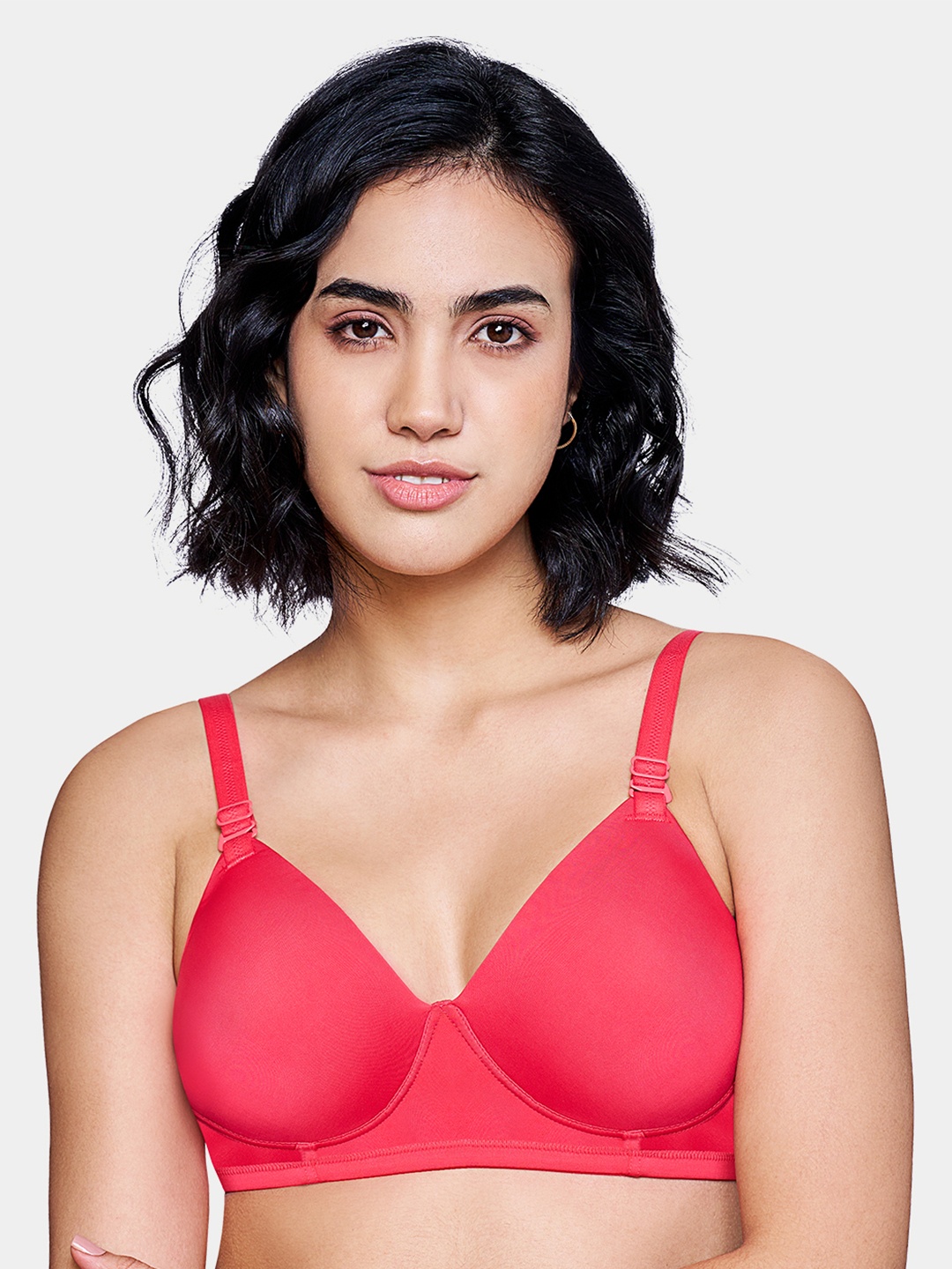 Trylo MysticFit The Bra With Hidded Magic Super Stretch Lycra Padded Cups With Hidden Support, Coral
Trylo MysticFit The Bra With Hidded Magic Super Stretch Lycra Padded Cups With Hidden Support, Coral