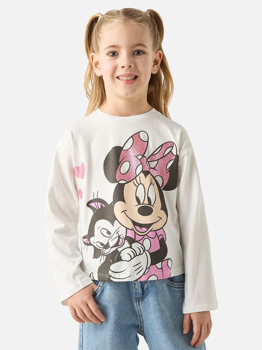 Juniors by Babyshop Girls Mickey Mouse Graphic Printed Round Neck Cotton T-shirt, Cream
Juniors by Babyshop Girls Mickey Mouse Graphic Printed Round Neck Cotton T-shirt, Cream