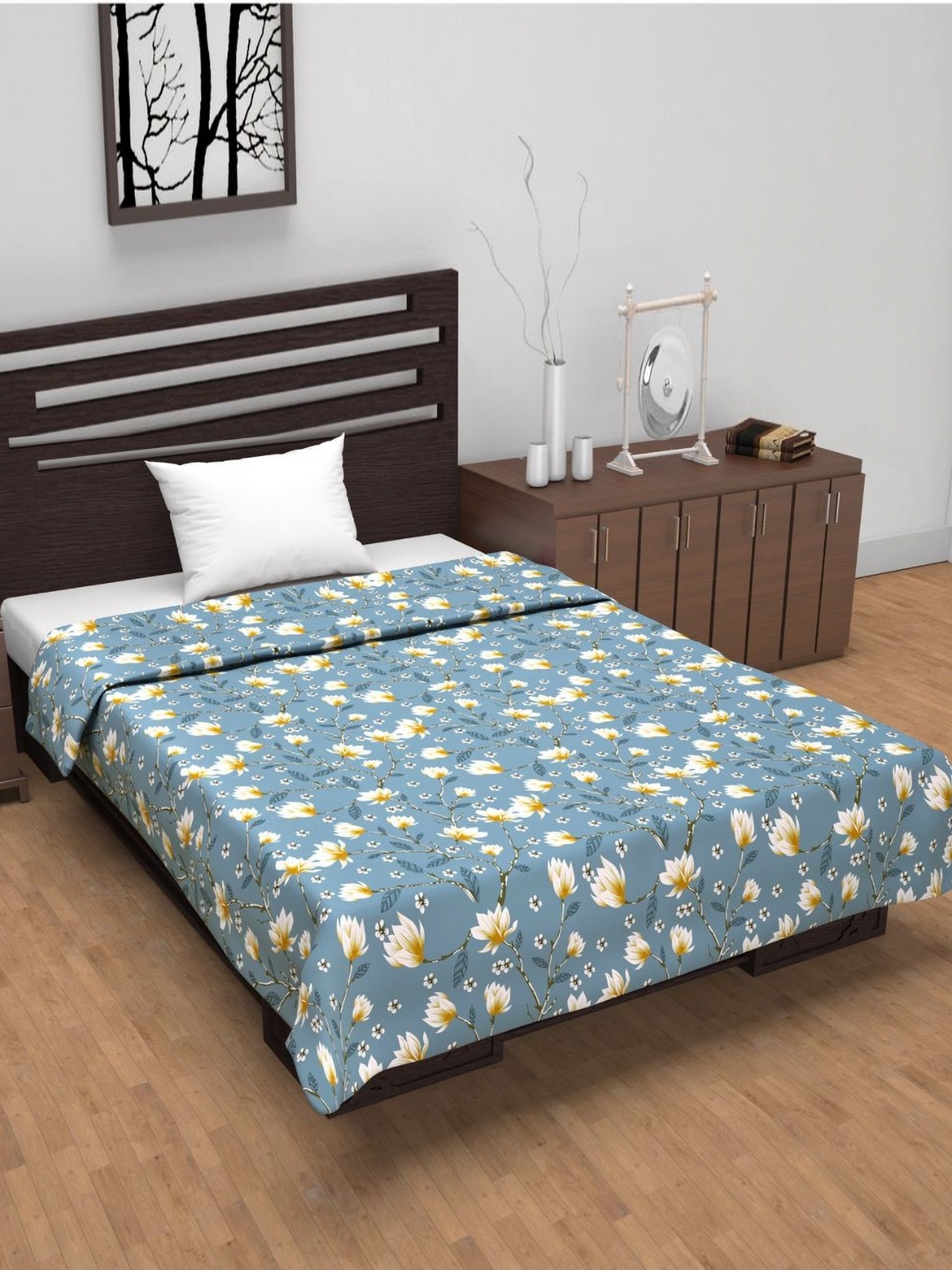 Divine Casa Florate Blue Floral Printed Cotton AC Room Reversible120 GSM Single Bed Dohar
Divine Casa Florate Blue Floral Printed Cotton AC Room Reversible120 GSM Single Bed Dohar