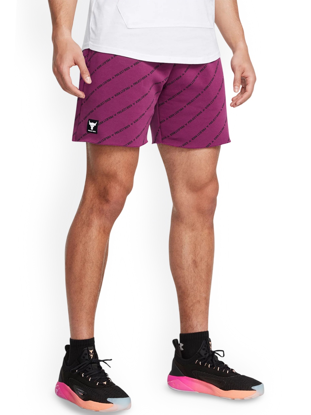 UNDER ARMOUR Men Badge Of Honor Project Rock Icon Regular Fit Printed Shorts, Purple
UNDER ARMOUR Men Badge Of Honor Project Rock Icon Regular Fit Printed Shorts, Purple