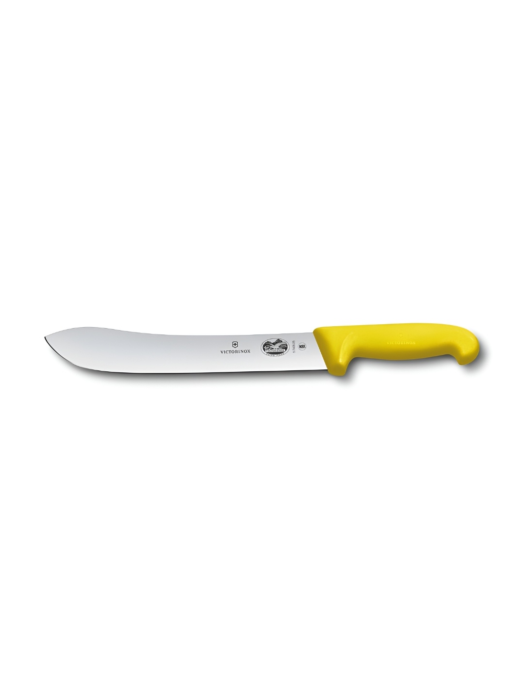 Victorinox Swiss Made Yellow Safety Nose Slaughter & butchers Knife Widened Tip 25 cm
Victorinox Swiss Made Yellow Safety Nose Slaughter & butchers Knife Widened Tip 25 cm