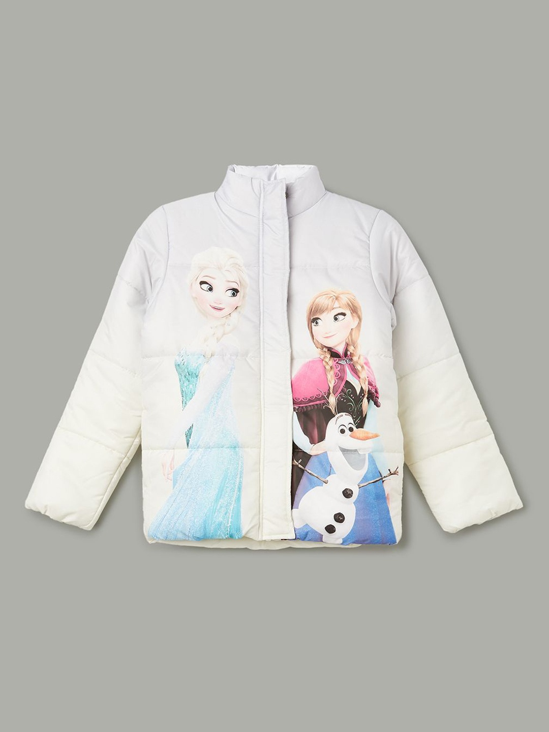 Fame Forever by Lifestyle Girls Mock Collar Graphic Printed Casual Padded Jacket, White
Fame Forever by Lifestyle Girls Mock Collar Graphic Printed Casual Padded Jacket, White