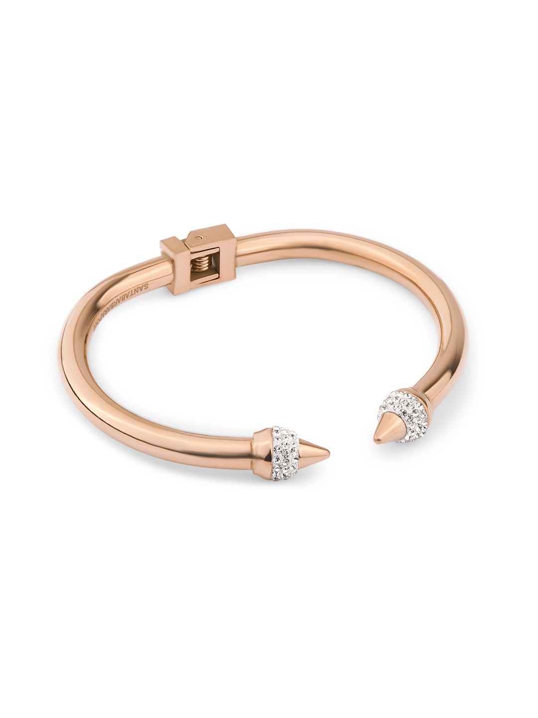 SANTA BARBARA POLO & RACQUET CLUB Rose Gold-Plated Stainless Steel Stones Cuff Bracelet
SANTA BARBARA POLO & RACQUET CLUB Rose Gold-Plated Stainless Steel Stones Cuff Bracelet