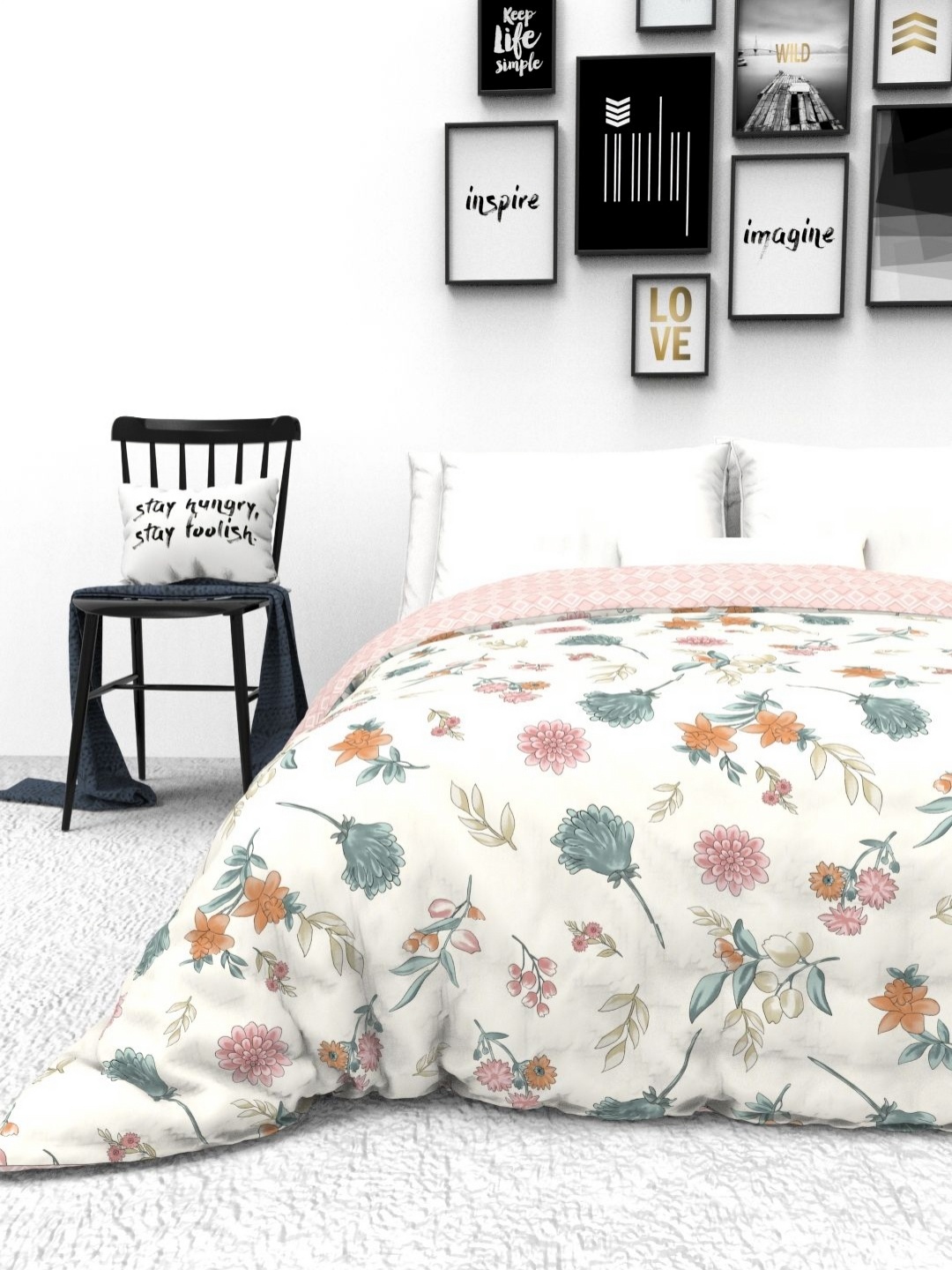 THE WHITE MOSS White & Green Floral Heavy Winter 300 GSM Reversible Single Bed Quilt
THE WHITE MOSS White & Green Floral Heavy Winter 300 GSM Reversible Single Bed Quilt