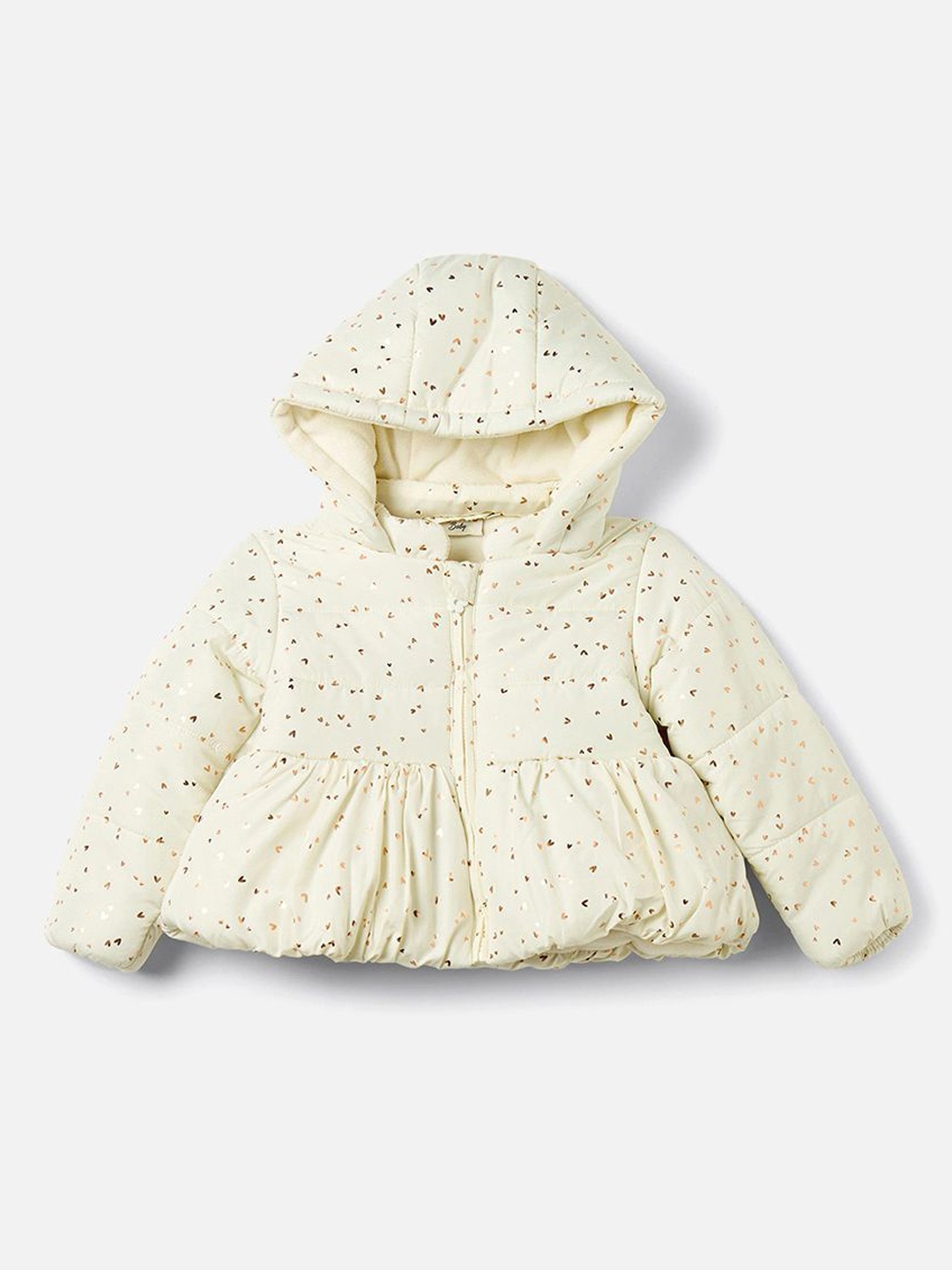 Juniors by Babyshop Girls Hooded Conversational Printed Casual Lightweight Puffer Jacket, Cream
Juniors by Babyshop Girls Hooded Conversational Printed Casual Lightweight Puffer Jacket, Cream