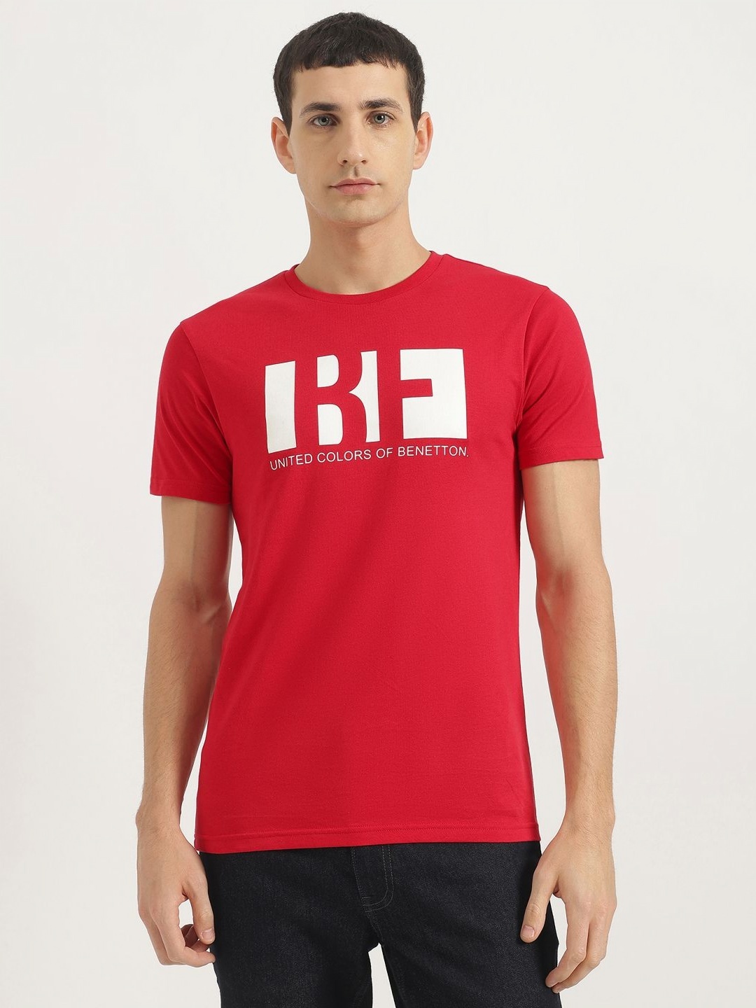 United Colors of Benetton Men Typography Printed Round Neck Pure Cotton T-shirt, Red
United Colors of Benetton Men Typography Printed Round Neck Pure Cotton T-shirt, Red