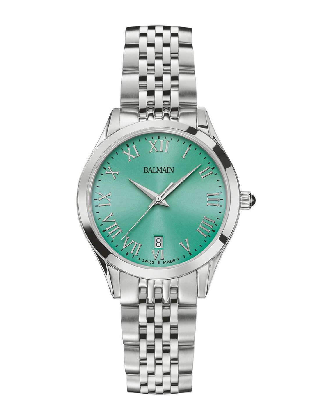 Balmain Women Classic R Dial & Bracelet Style Straps Analogue Watch B43113172, Green
Balmain Women Classic R Dial & Bracelet Style Straps Analogue Watch B43113172, Green