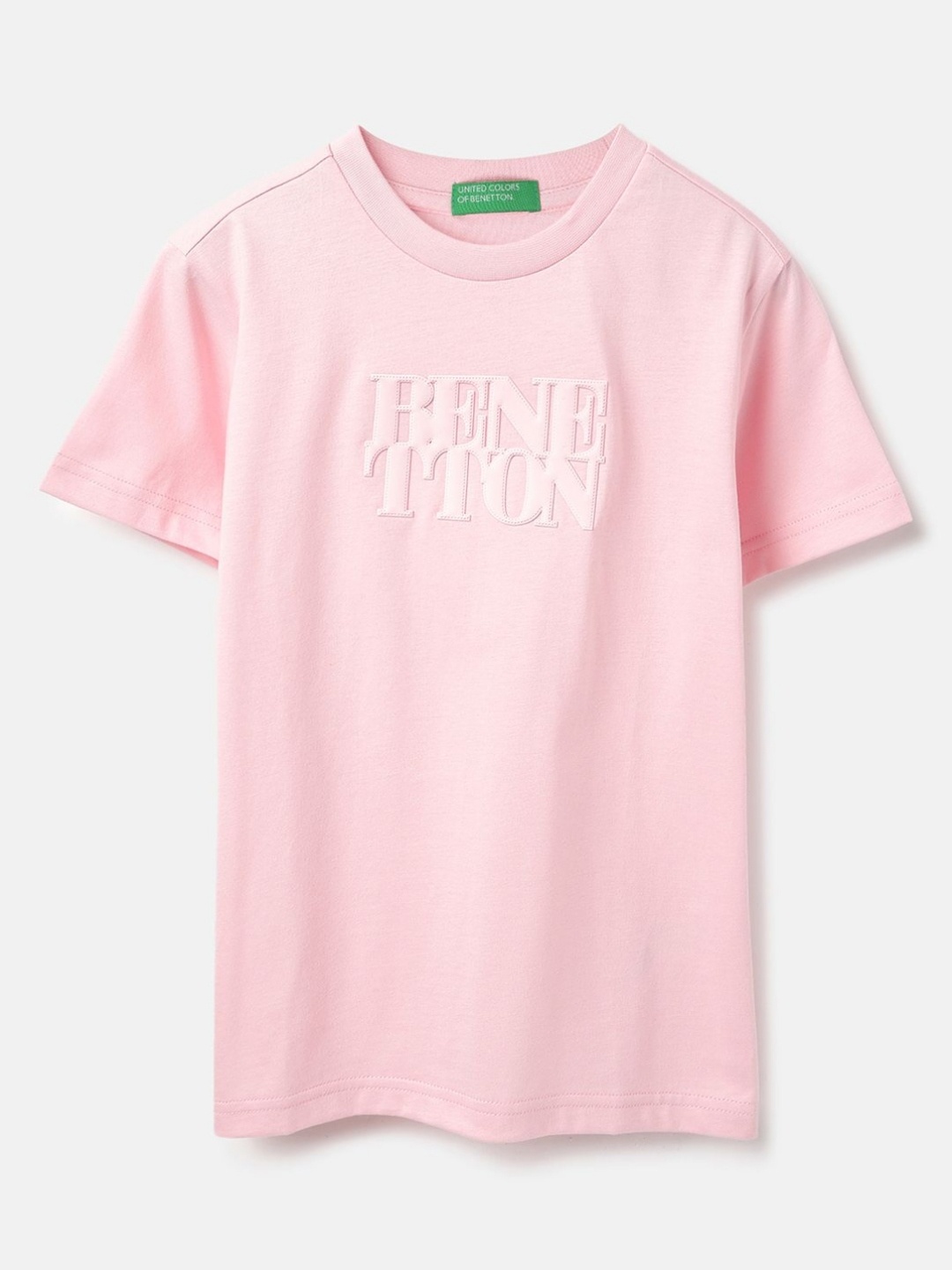 United Colors of Benetton Boys Typography Printed Round Neck Pure Cotton T-shirt, Pink
United Colors of Benetton Boys Typography Printed Round Neck Pure Cotton T-shirt, Pink