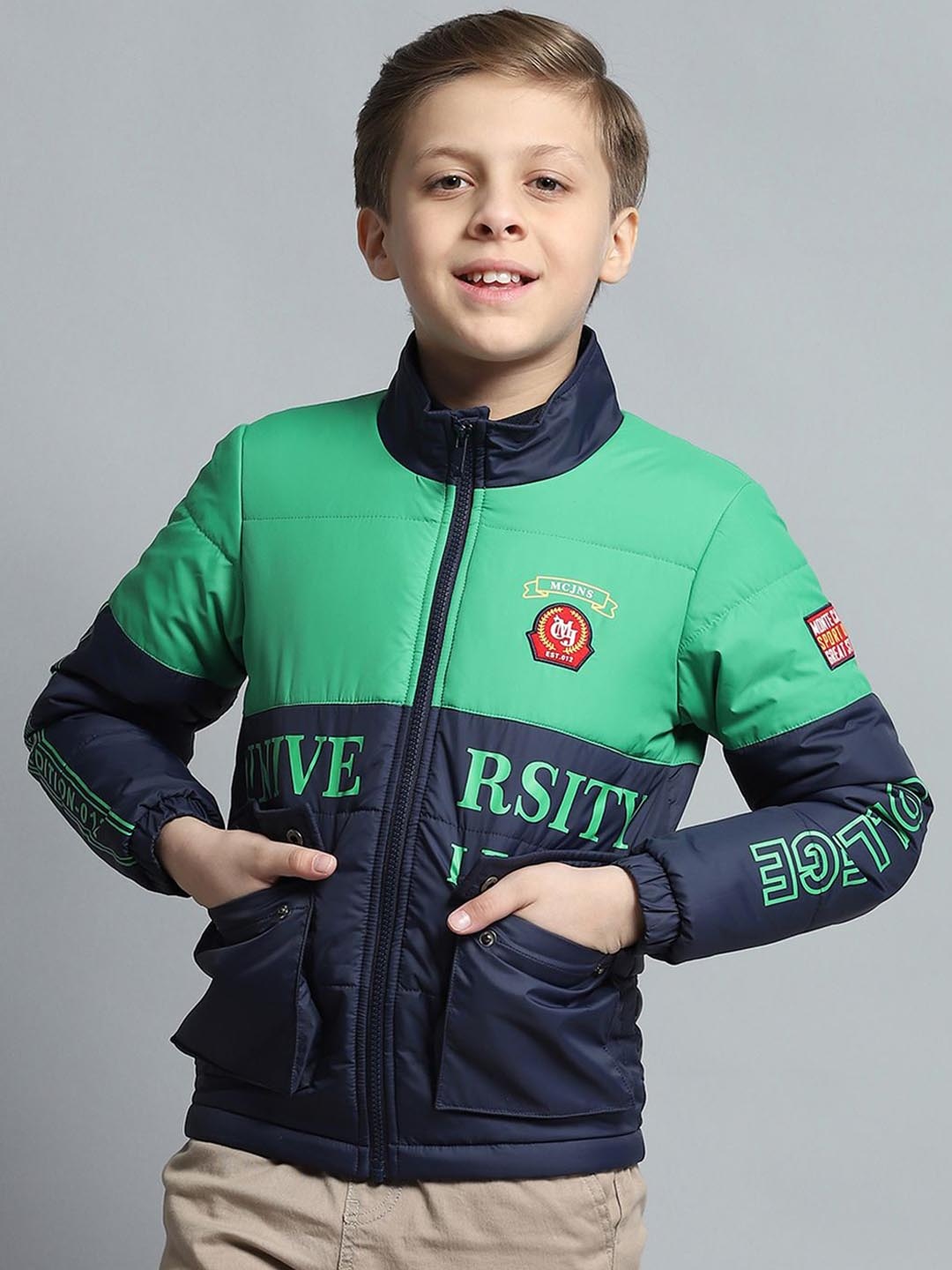 Monte Carlo Boys Mock Collar Colourblocked Casual Lightweight Padded Jacket, Navy blue
Monte Carlo Boys Mock Collar Colourblocked Casual Lightweight Padded Jacket, Navy blue