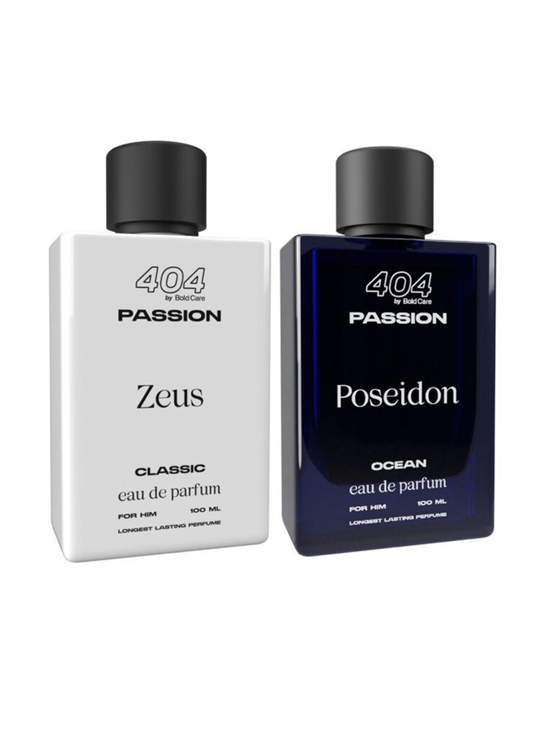 Bold Care Men Set Of 2 Zeus Classic & Poseidon Ocean Long Lasting EDP - 100 ml Each, White
Bold Care Men Set Of 2 Zeus Classic & Poseidon Ocean Long Lasting EDP - 100 ml Each, White