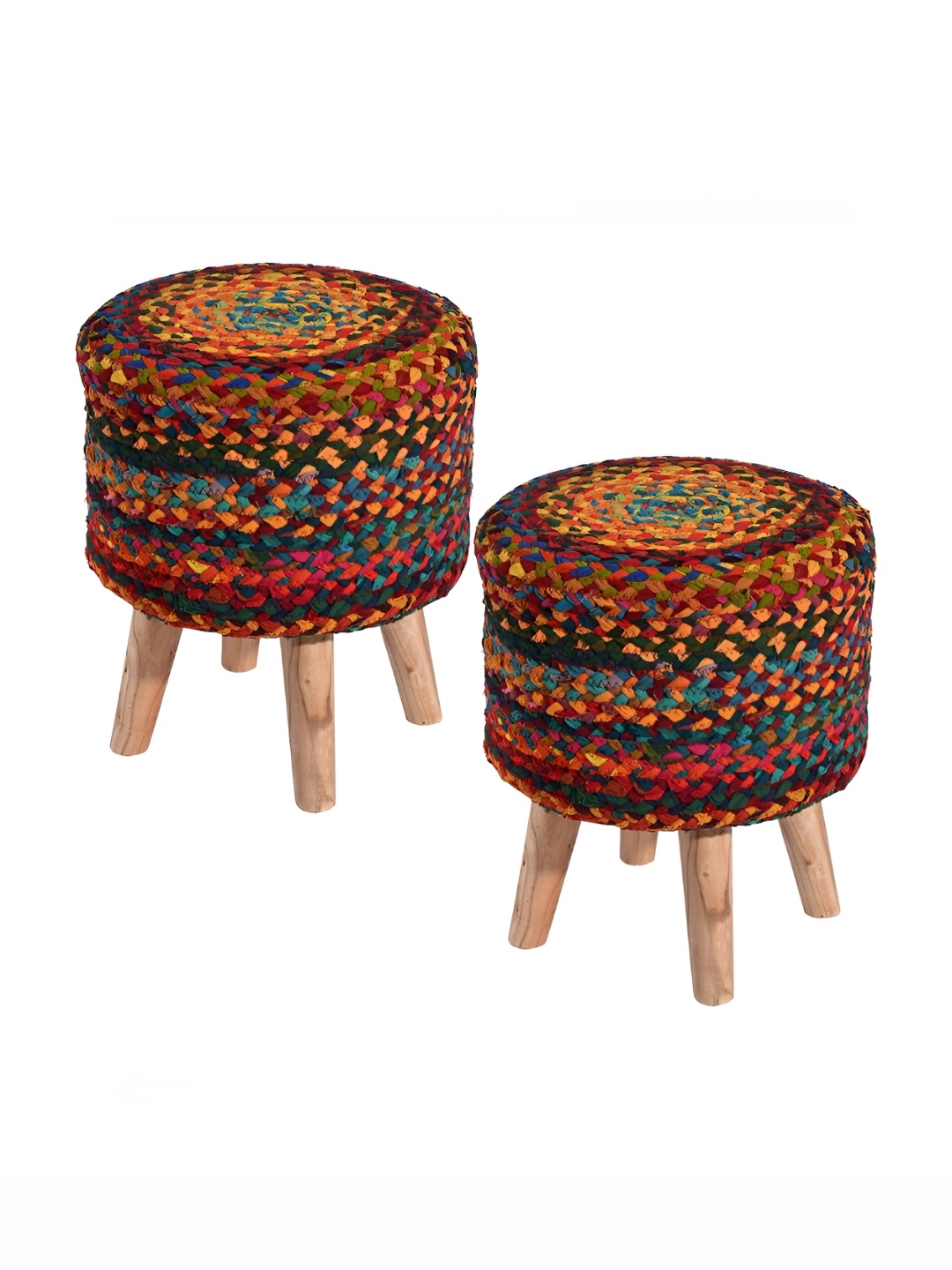 Kuber Industries 2-Pcs Brown & Red Striped Round Fluffy & Comfortable Ottomans For Sitting
Kuber Industries 2-Pcs Brown & Red Striped Round Fluffy & Comfortable Ottomans For Sitting