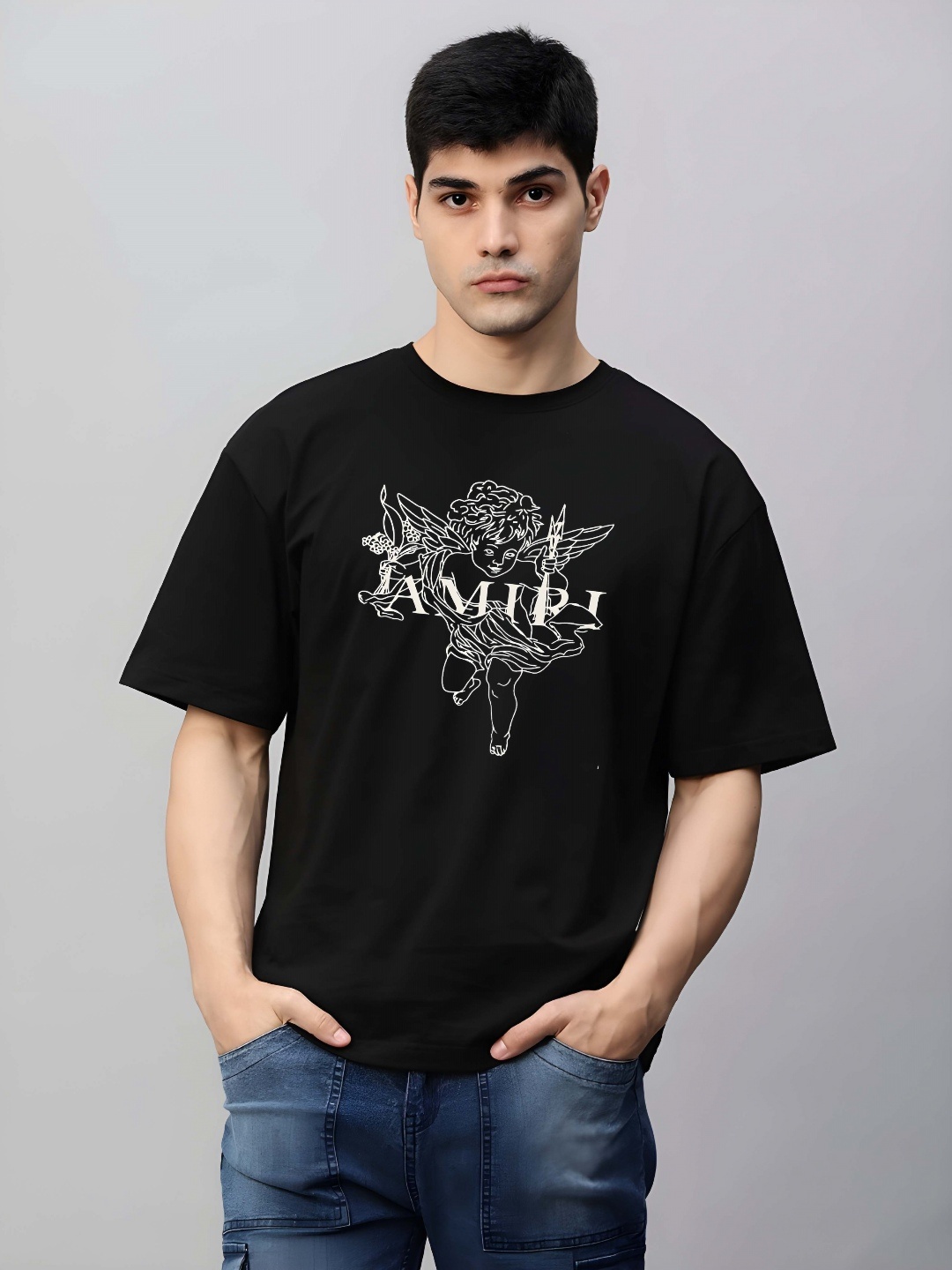 BOWLIFESTYLE Men Typography Printed Drop-Shoulder Pure Cotton Relaxed Fit Casual T-shirt, Black
BOWLIFESTYLE Men Typography Printed Drop-Shoulder Pure Cotton Relaxed Fit Casual T-shirt, Black