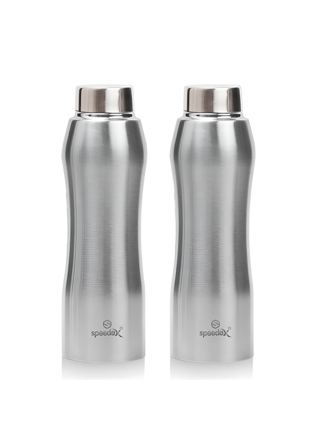 Speedex Silver-Toned 2 Pieces Brand Logo Printed Stainless Steel Water Bottle 1 Litre
Speedex Silver-Toned 2 Pieces Brand Logo Printed Stainless Steel Water Bottle 1 Litre