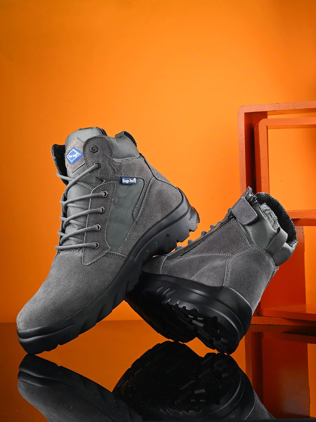 Eego Italy Men GT-SOLDIER 007 Military and Tactical Style Mid-Top Outdoor Boots, Grey
Eego Italy Men GT-SOLDIER 007 Military and Tactical Style Mid-Top Outdoor Boots, Grey
