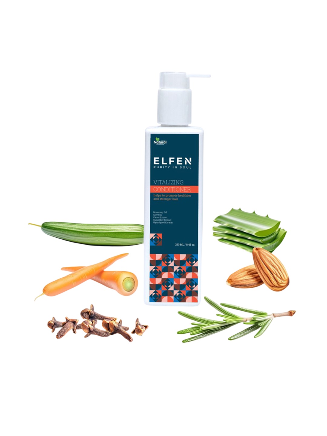 ELFEN Vitalizing Conditioner With Natural Goodness of Keratin & Clove - 250 ml, White
ELFEN Vitalizing Conditioner With Natural Goodness of Keratin & Clove - 250 ml, White