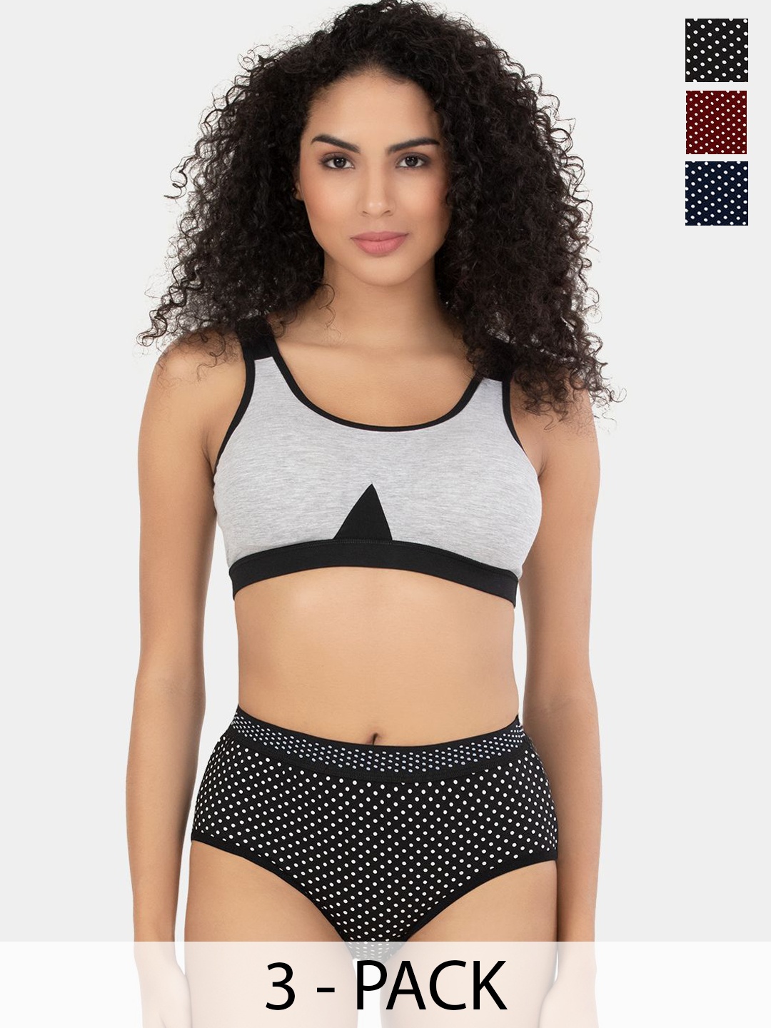 Trylo Flirtie 21 Women Pack of 3 Printed Ultra Soft Modal Fabric Hipster Briefs, Black
Trylo Flirtie 21 Women Pack of 3 Printed Ultra Soft Modal Fabric Hipster Briefs, Black