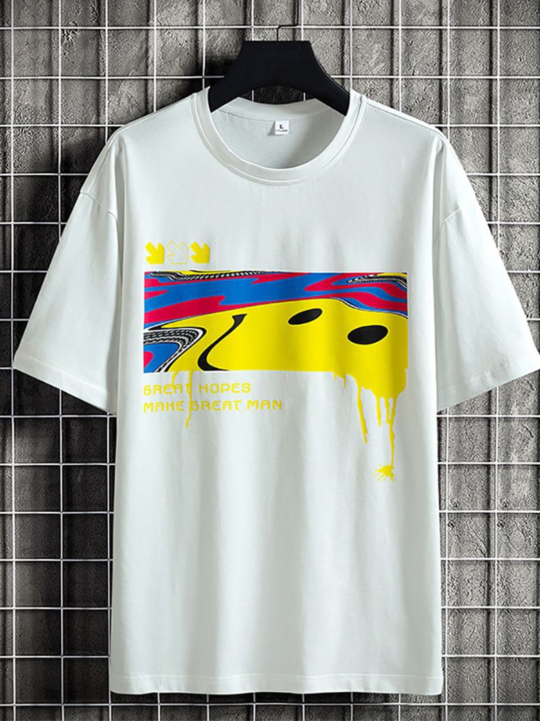 StyleCast x Revolte Men Graphic Printed Round Neck Cotton Relaxed Fit T-shirt, White
StyleCast x Revolte Men Graphic Printed Round Neck Cotton Relaxed Fit T-shirt, White