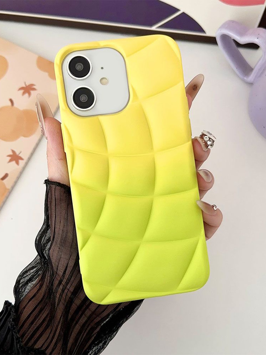 Luxury Kase LK144 Spherical Gradient Colour Hemisphere Shape iPhone 12 Back Case, Yellow
Luxury Kase LK144 Spherical Gradient Colour Hemisphere Shape iPhone 12 Back Case, Yellow