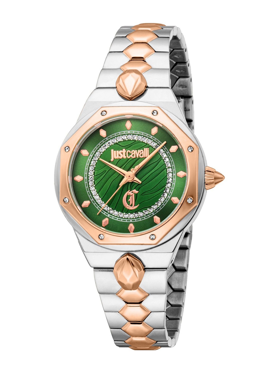 Just Cavalli Women Dial & Stainless Steel Bracelet Style Straps Watch JC1L277M0065, Green
Just Cavalli Women Dial & Stainless Steel Bracelet Style Straps Watch JC1L277M0065, Green