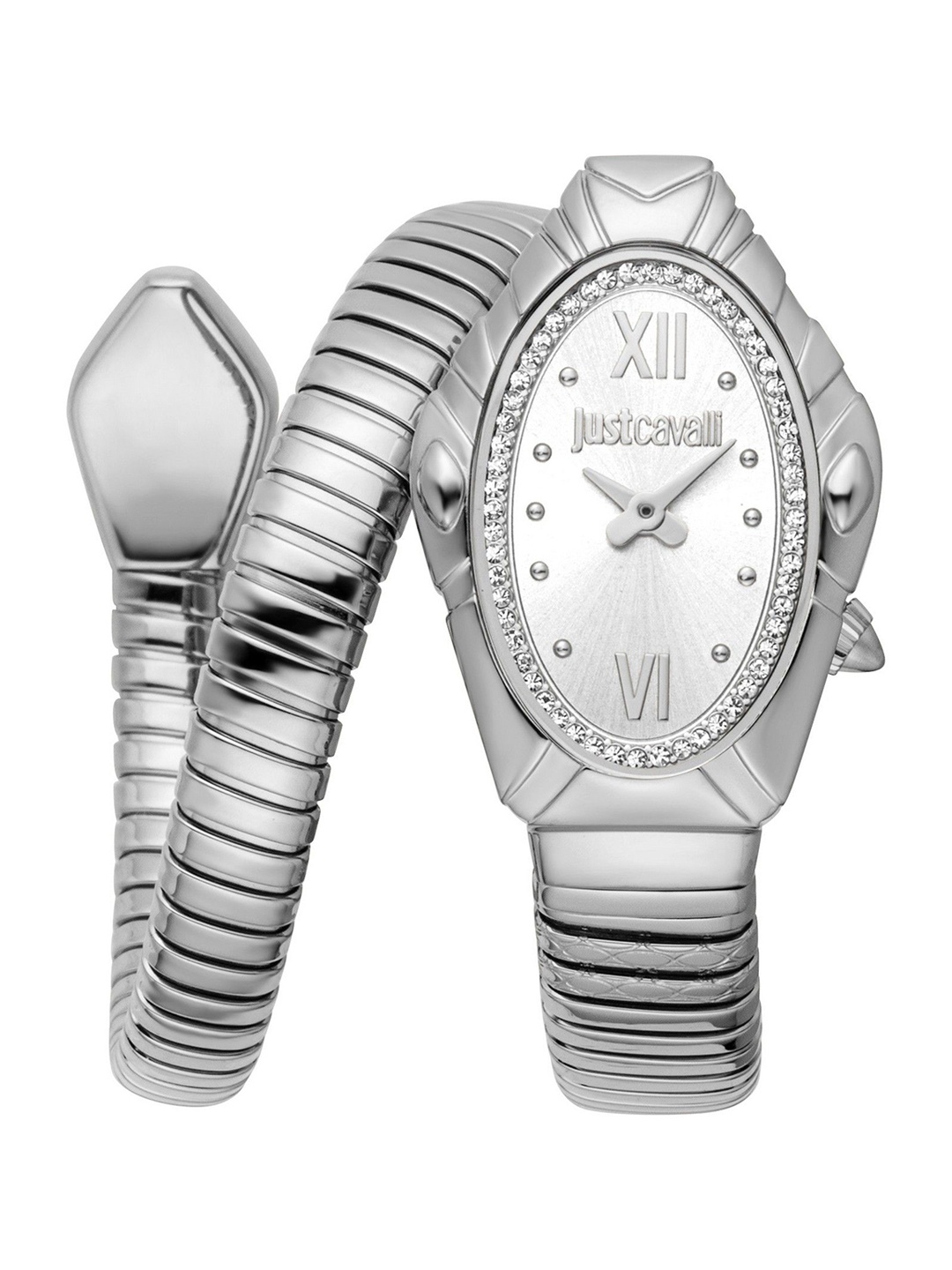 Just Cavalli Women Dial & Stainless Steel Wrap Around Straps Analogue Watch JC1L357M0015, Silver
Just Cavalli Women Dial & Stainless Steel Wrap Around Straps Analogue Watch JC1L357M0015, Silver