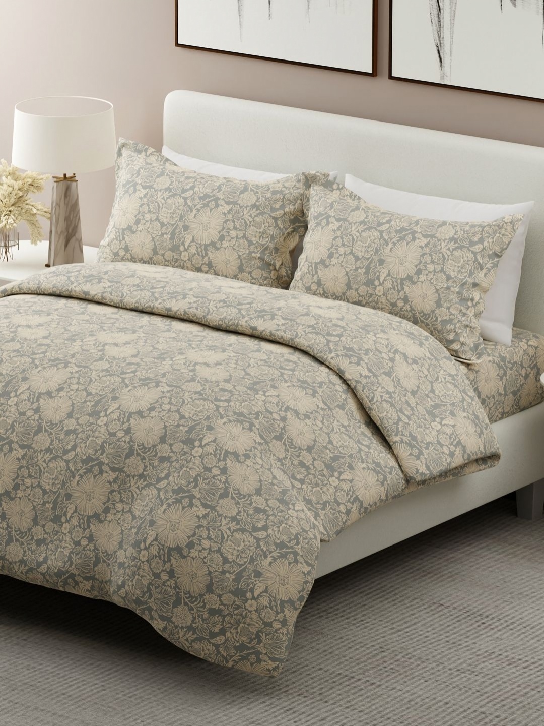 Boutique Living India Siesta Grey Printed 200 TC Cotton King Bedsheet Set 2.74m x 2.74m
Boutique Living India Siesta Grey Printed 200 TC Cotton King Bedsheet Set 2.74m x 2.74m