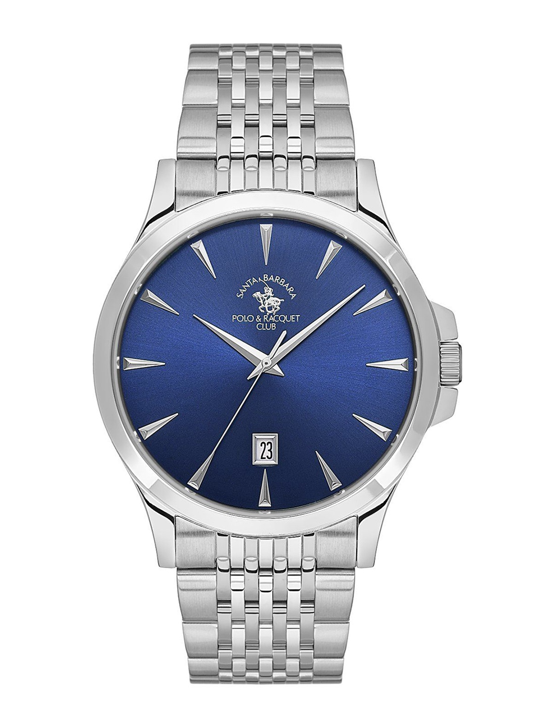 SANTA BARBARA POLO & RACQUET CLUB Men Bracelet Style Straps Analogue Watch SB.1.10618-3, Blue
SANTA BARBARA POLO & RACQUET CLUB Men Bracelet Style Straps Analogue Watch SB.1.10618-3, Blue