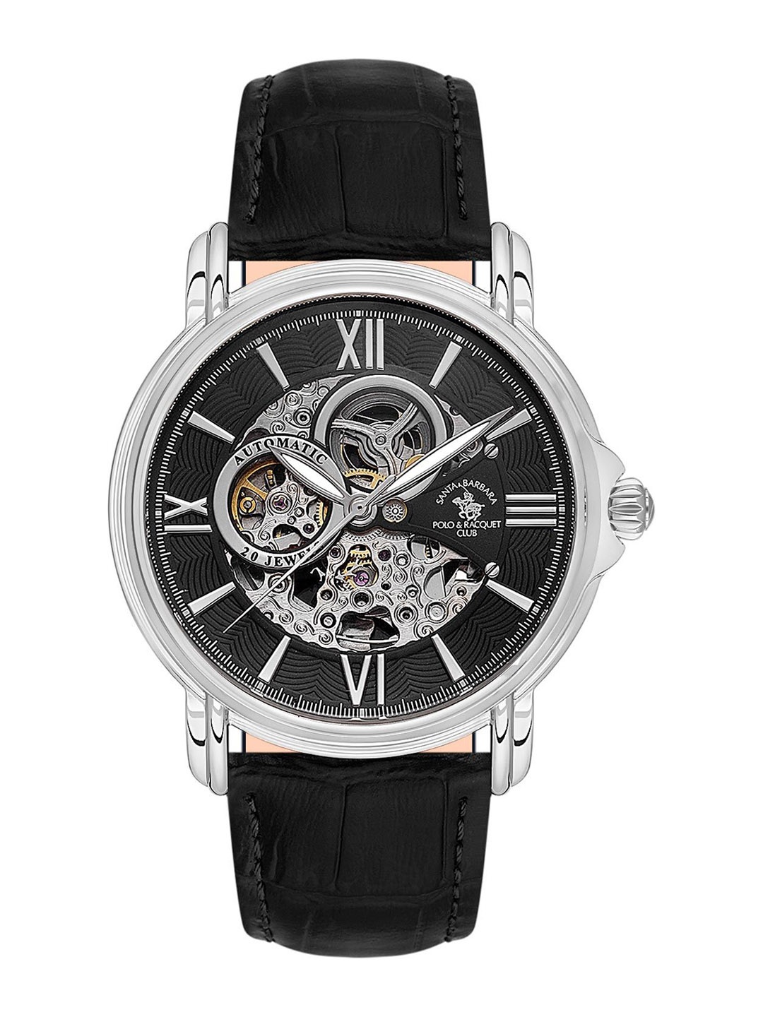 SANTA BARBARA POLO & RACQUET CLUB Men Dial & Leather Straps Analogue Watch SB.8.10002-2, Black
SANTA BARBARA POLO & RACQUET CLUB Men Dial & Leather Straps Analogue Watch SB.8.10002-2, Black