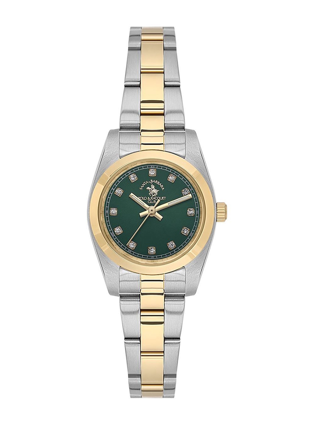 SANTA BARBARA POLO & RACQUET CLUB Women Embellished Dial Analogue Watch SB.4.10012-5, Green
SANTA BARBARA POLO & RACQUET CLUB Women Embellished Dial Analogue Watch SB.4.10012-5, Green