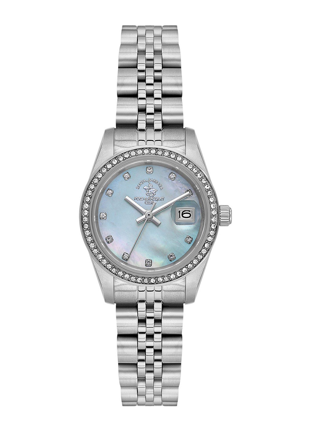 SANTA BARBARA POLO & RACQUET CLUB Women Embellished Analogue Watch SB.4.10015-2, Blue
SANTA BARBARA POLO & RACQUET CLUB Women Embellished Analogue Watch SB.4.10015-2, Blue