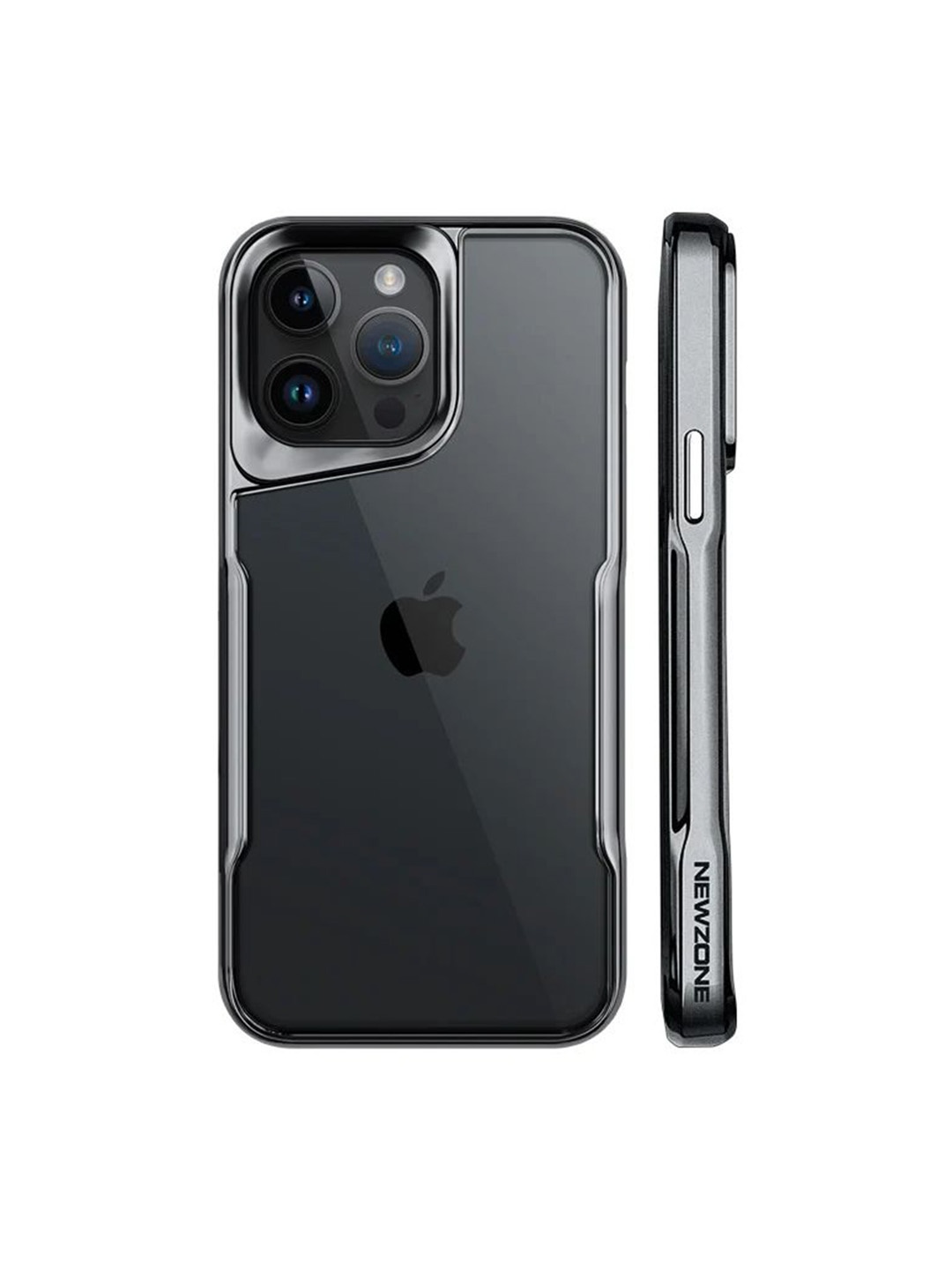 Luxury Kase LK124 Solid iPhone 13 Pro Max Electroplated Frame Transparent Back Case, Grey
Luxury Kase LK124 Solid iPhone 13 Pro Max Electroplated Frame Transparent Back Case, Grey