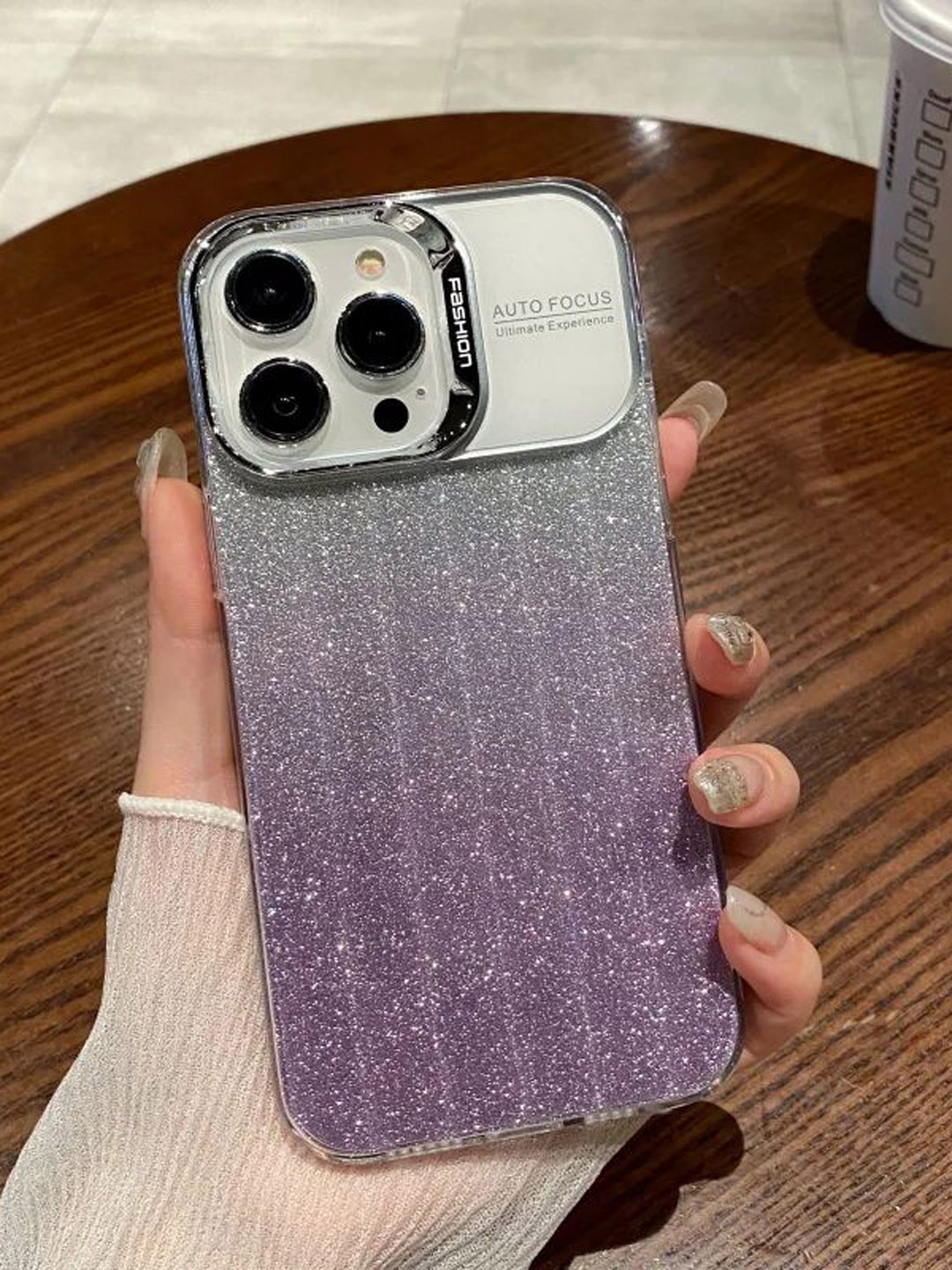 Luxury Kase LK120 Solid iPhone 15 Pro Fashion Transparent Glitter Bling Gradient Back Case, Purple
Luxury Kase LK120 Solid iPhone 15 Pro Fashion Transparent Glitter Bling Gradient Back Case, Purple