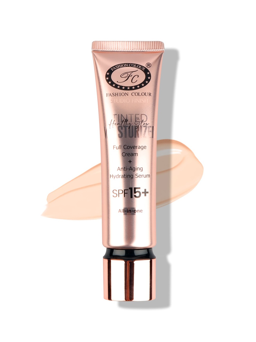 Fashion Colour Tinted Moisturizer Full Coverage Cream With SPF 15+ - 100 ml - Natural 01, Beige
Fashion Colour Tinted Moisturizer Full Coverage Cream With SPF 15+ - 100 ml - Natural 01, Beige